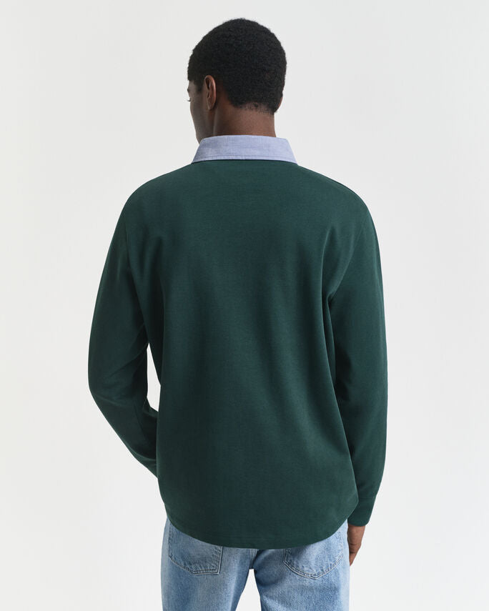 Heavy Rugger com colarinho em chambray - GANT