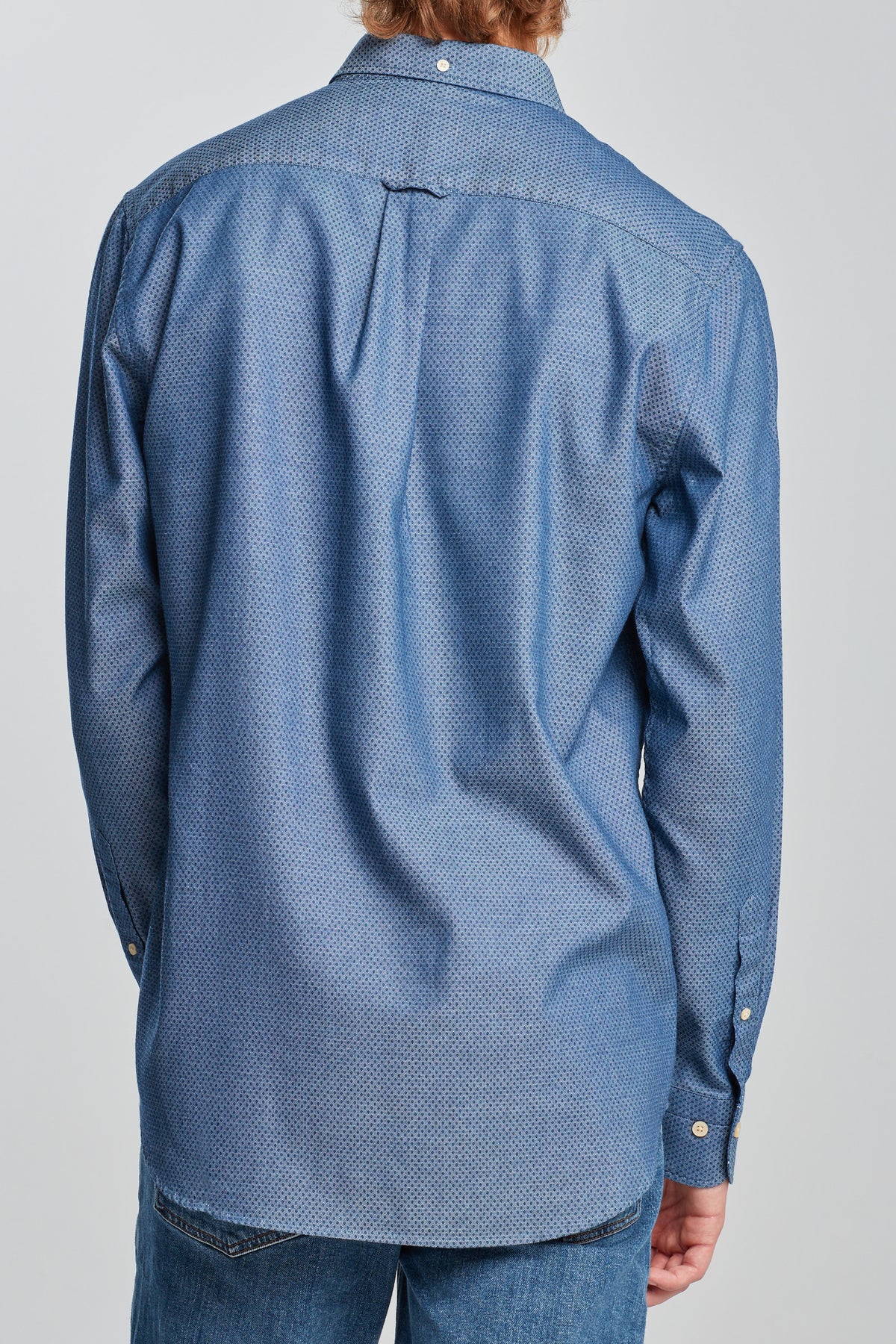 Camisas Tp indigo Dobby Slim Fit - GANT