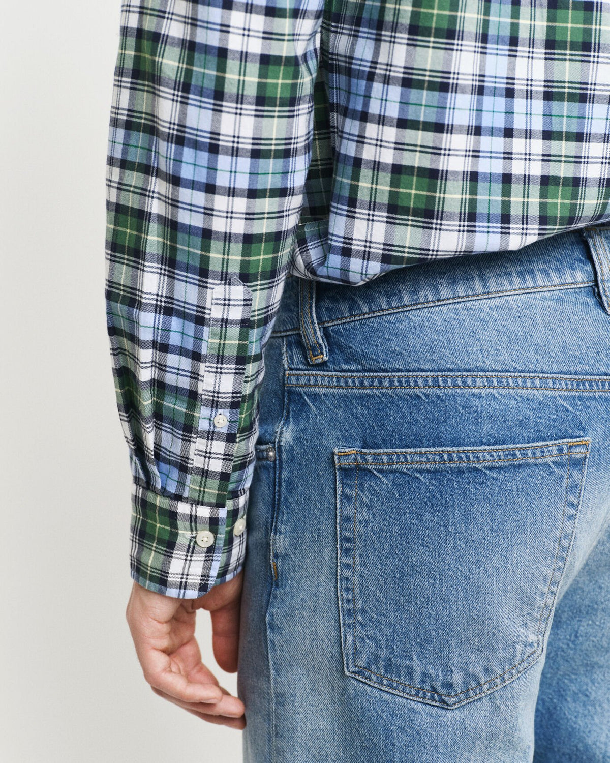 Camisa Oxford Archive com padrão de xadrez regular fit - GANT