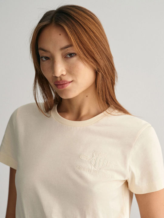 T-shirt Tonal Archive Shield - GANT