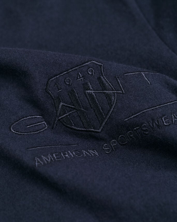 T-shirt Tonal Archive Shield - GANT