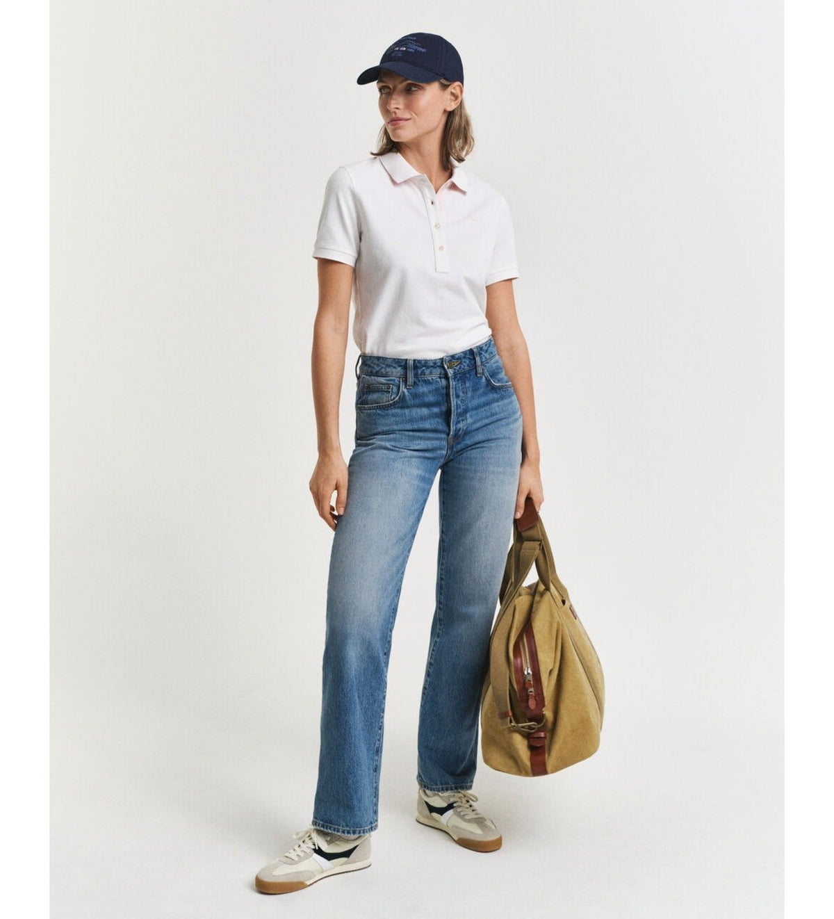 Polo piqué com colarinho contrastante - GANT