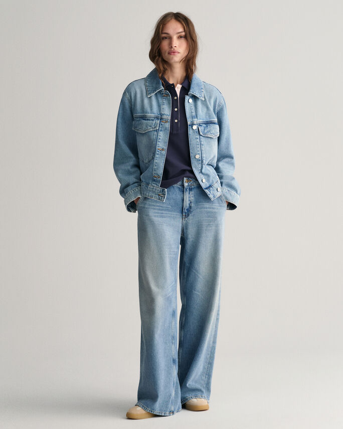 Polo piqué com colarinho contrastante - GANT