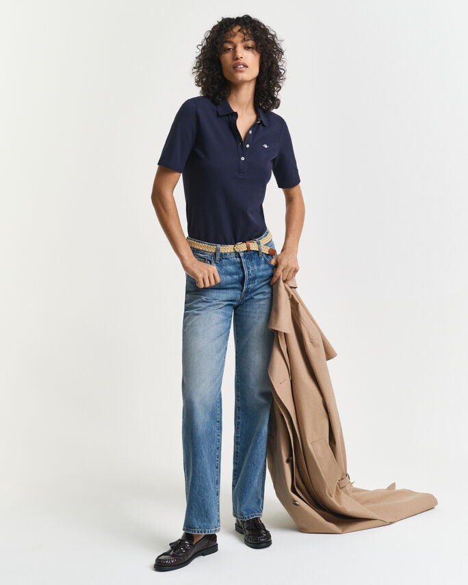 Polo em algodão piqué Shield - GANT