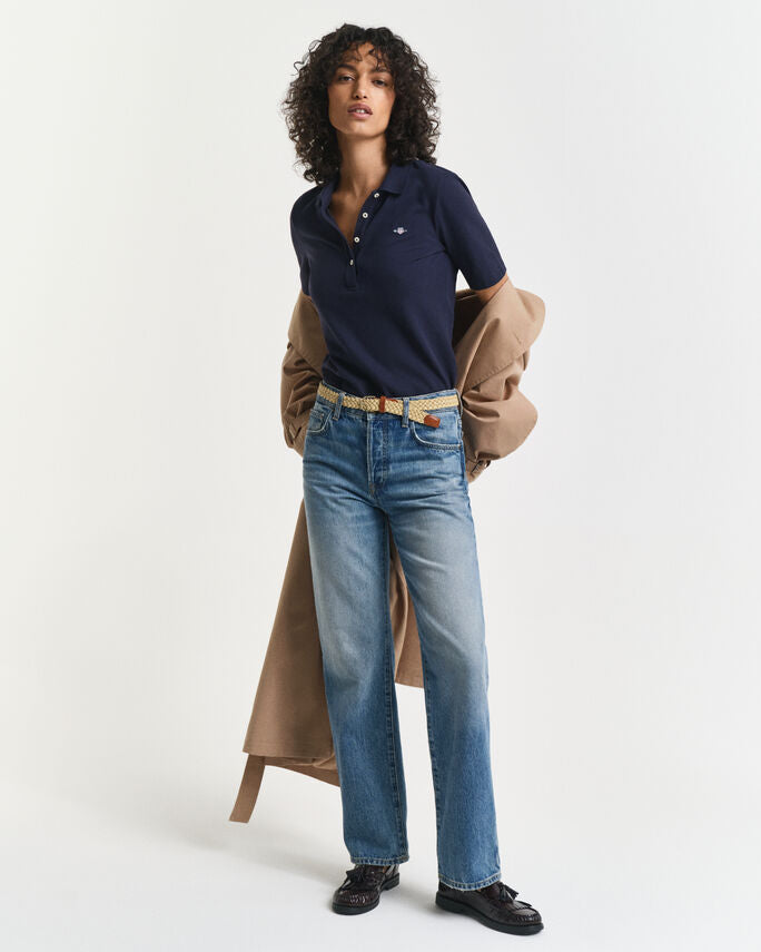 Polo em algodão piqué Shield - GANT