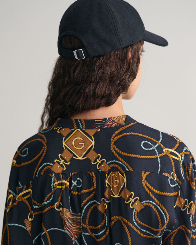 Vestido-camisa com estampado Rope - GANT