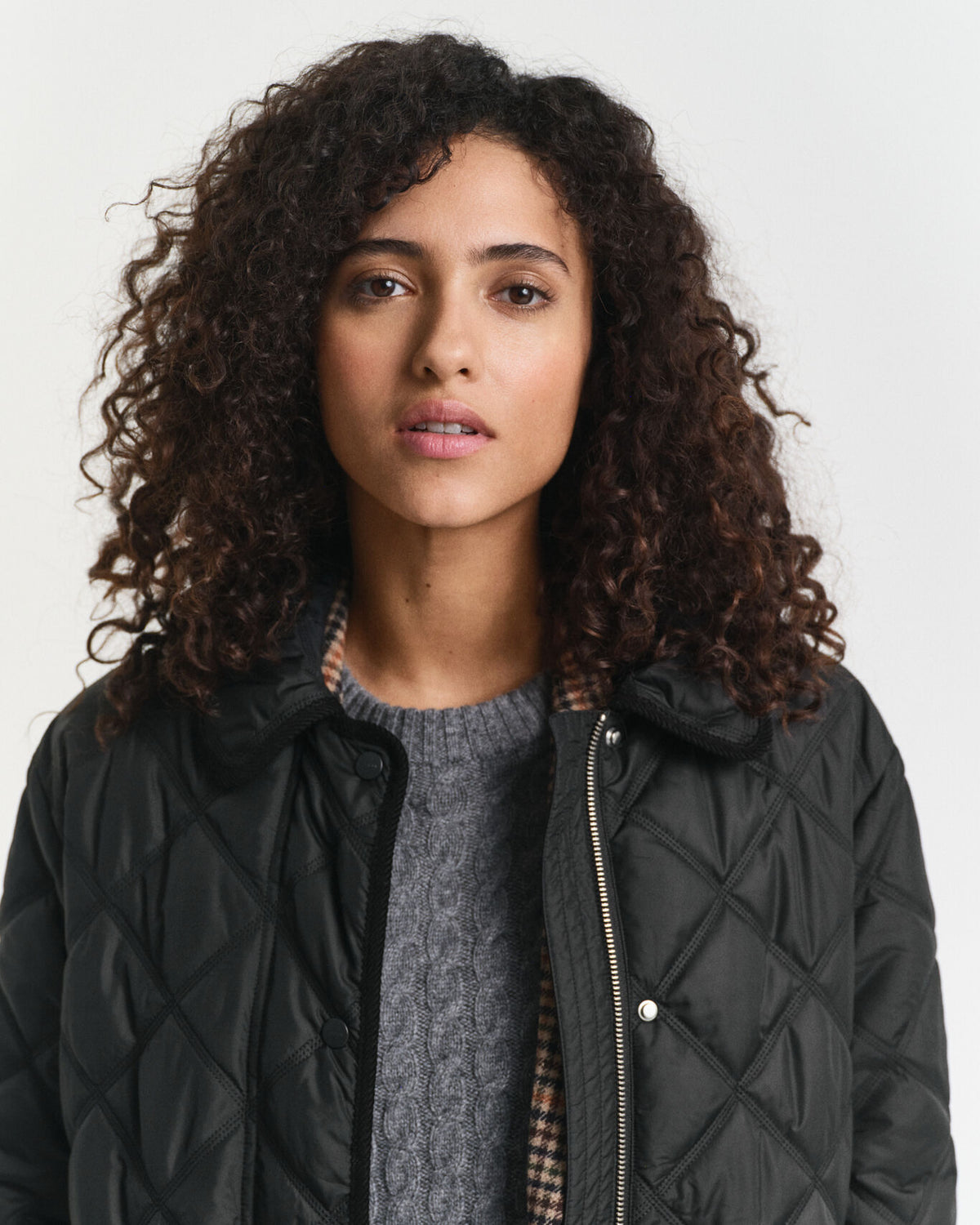 Casaco acolchoado com detalhes em bombazina - GANT