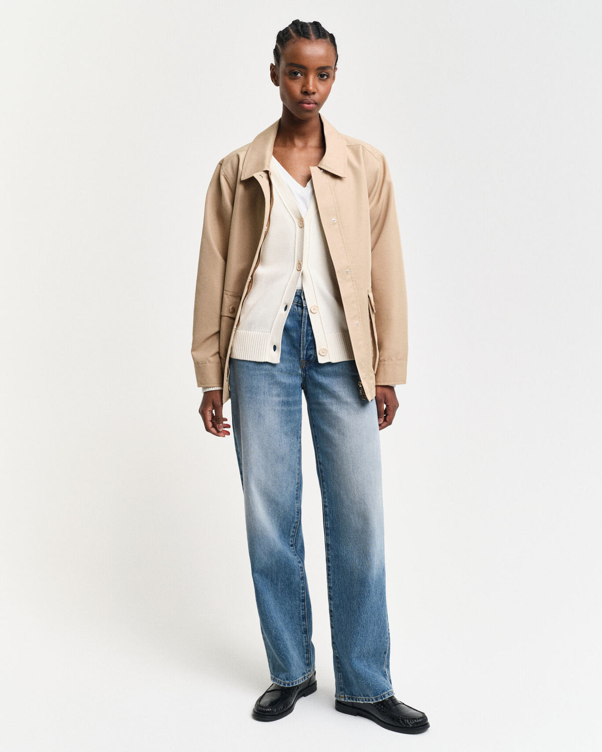 Casaco de malha de algodão clássico - Gant