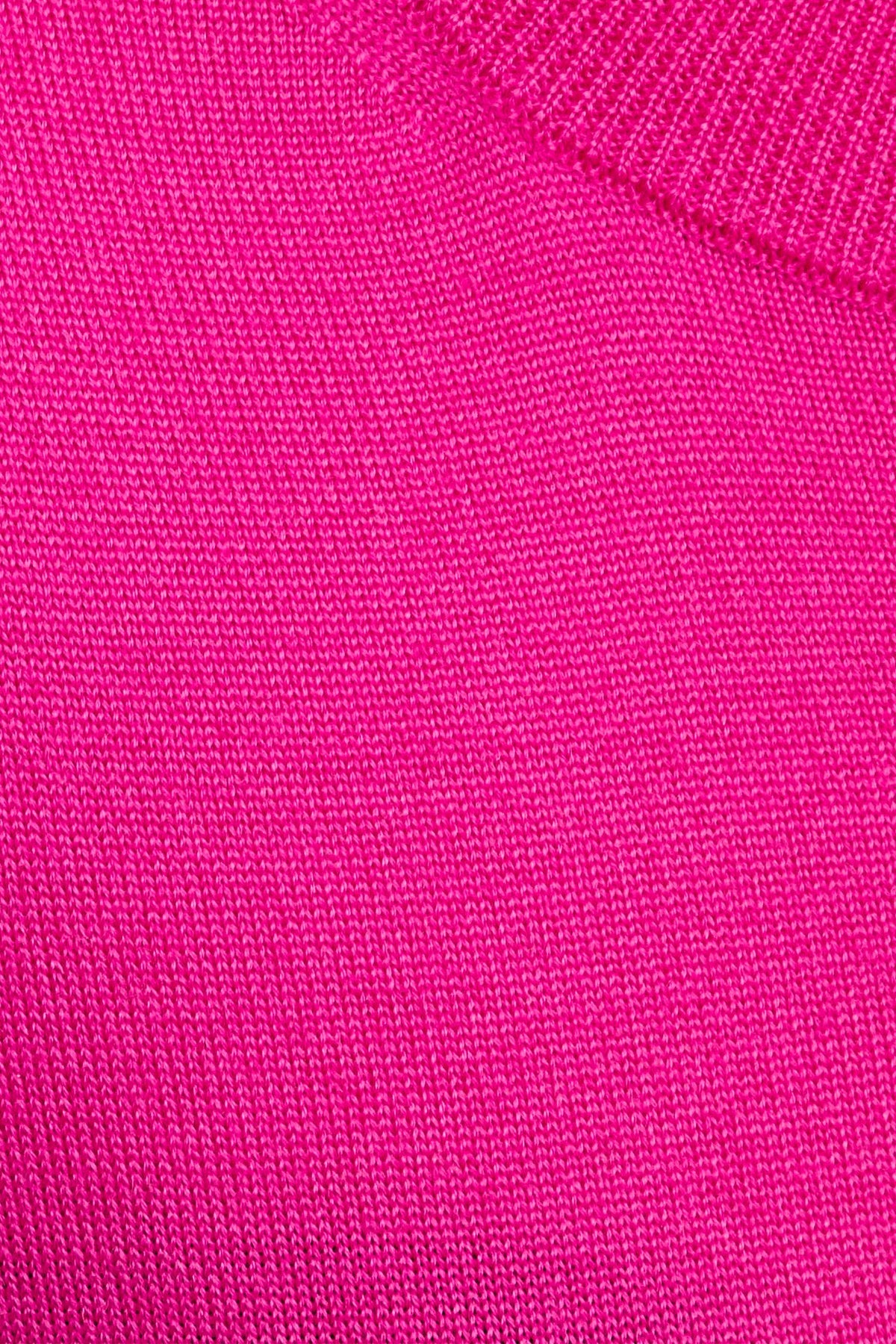 Camisola com gola redonda em lã merino