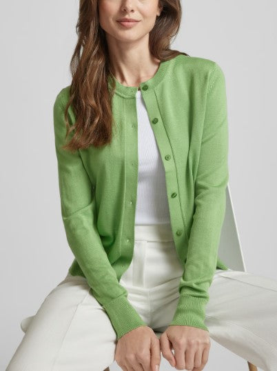 Casaco de lã merino com botões