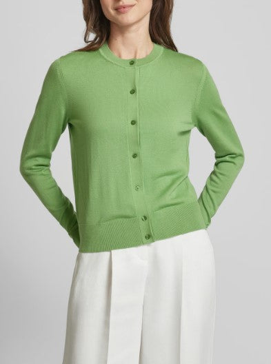 Casaco de lã merino com botões