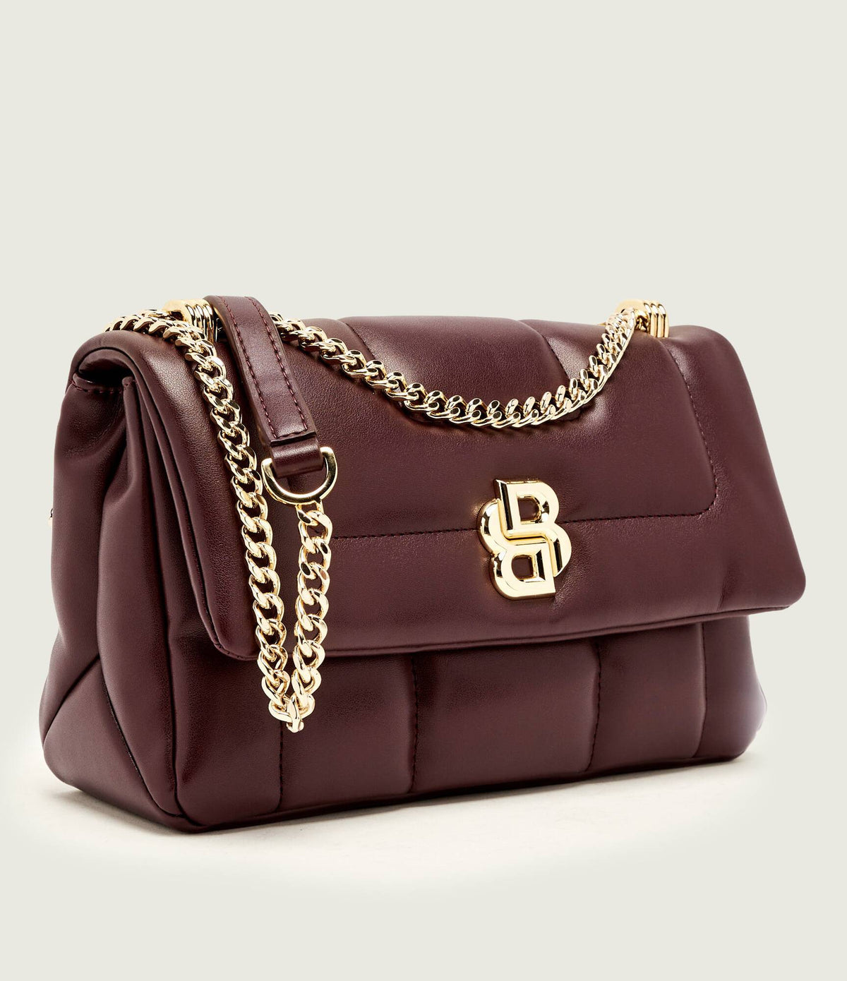 Bolsa a tiracolo acolchoada com ferragem de monograma Double B