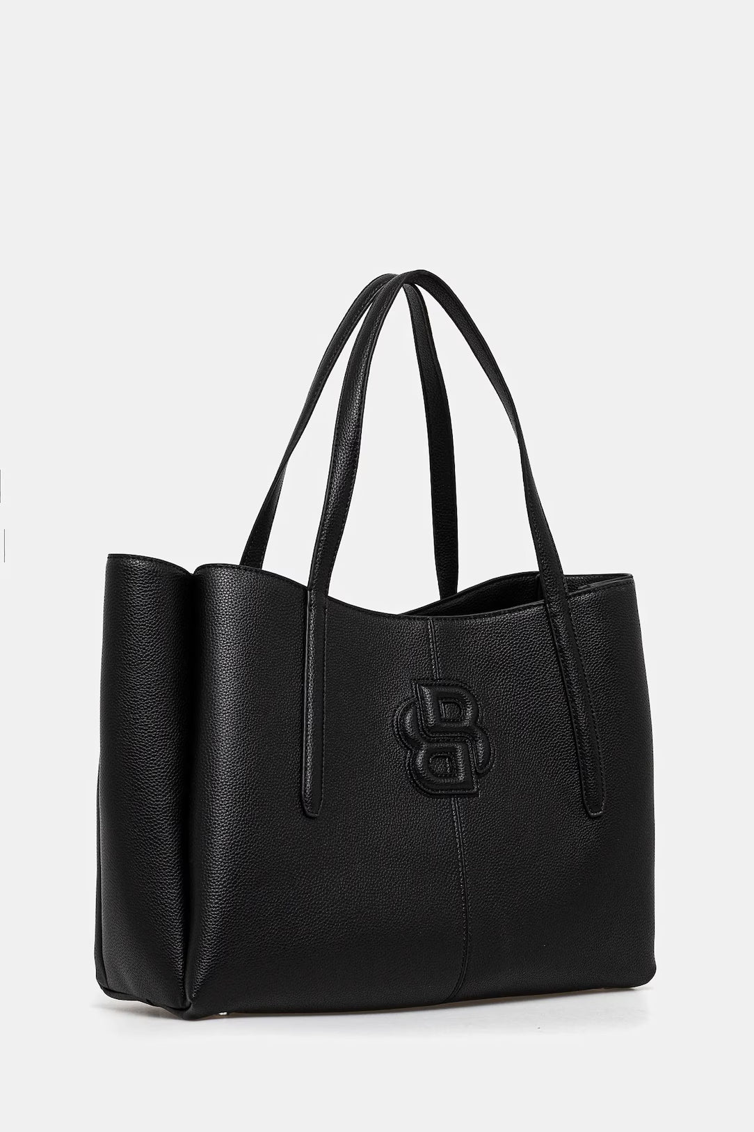 Saco tote com monograma Double B - BOSS