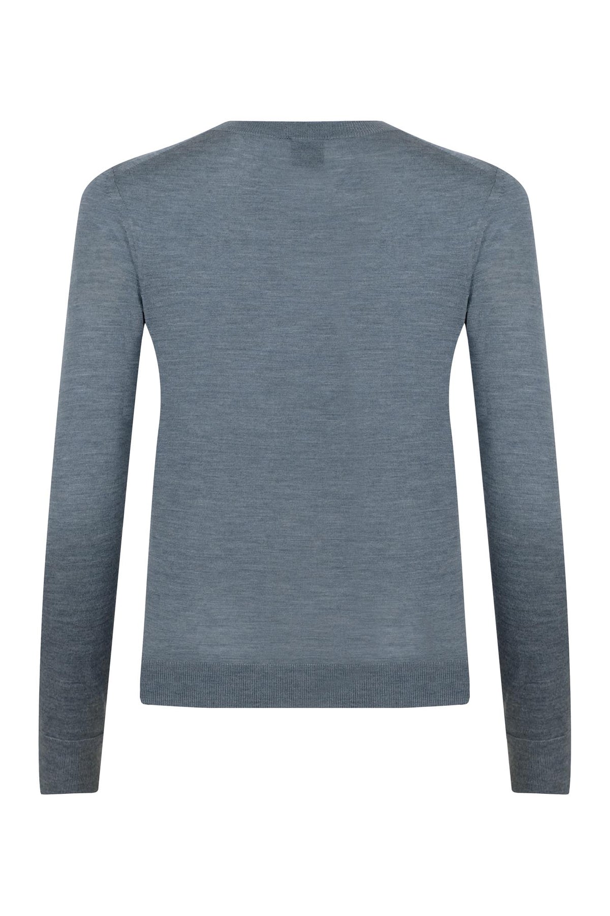 Camisola com gola redonda em lã merino super fina - BOSS