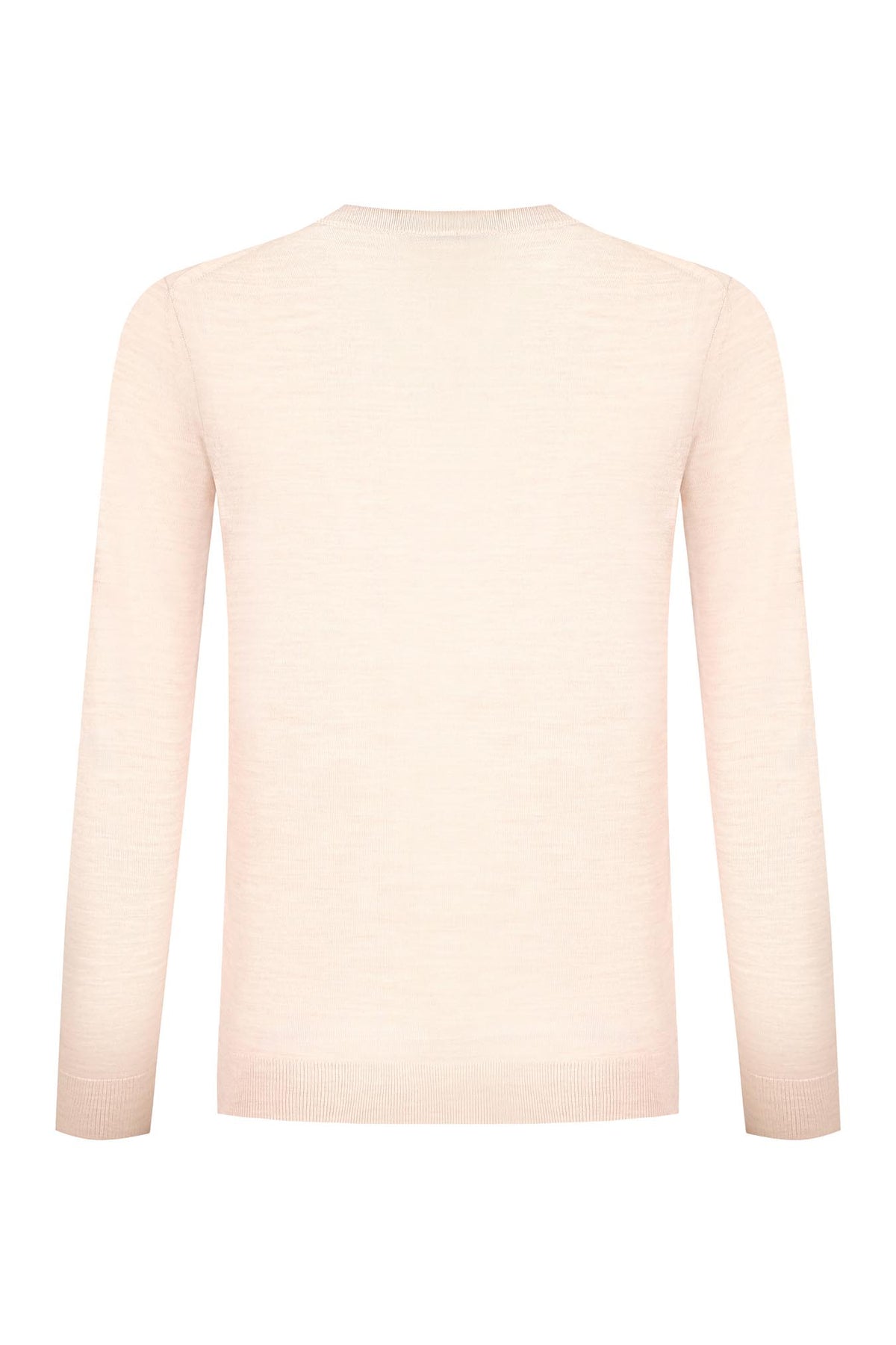 Camisola com gola redonda em lã merino super fina - BOSS