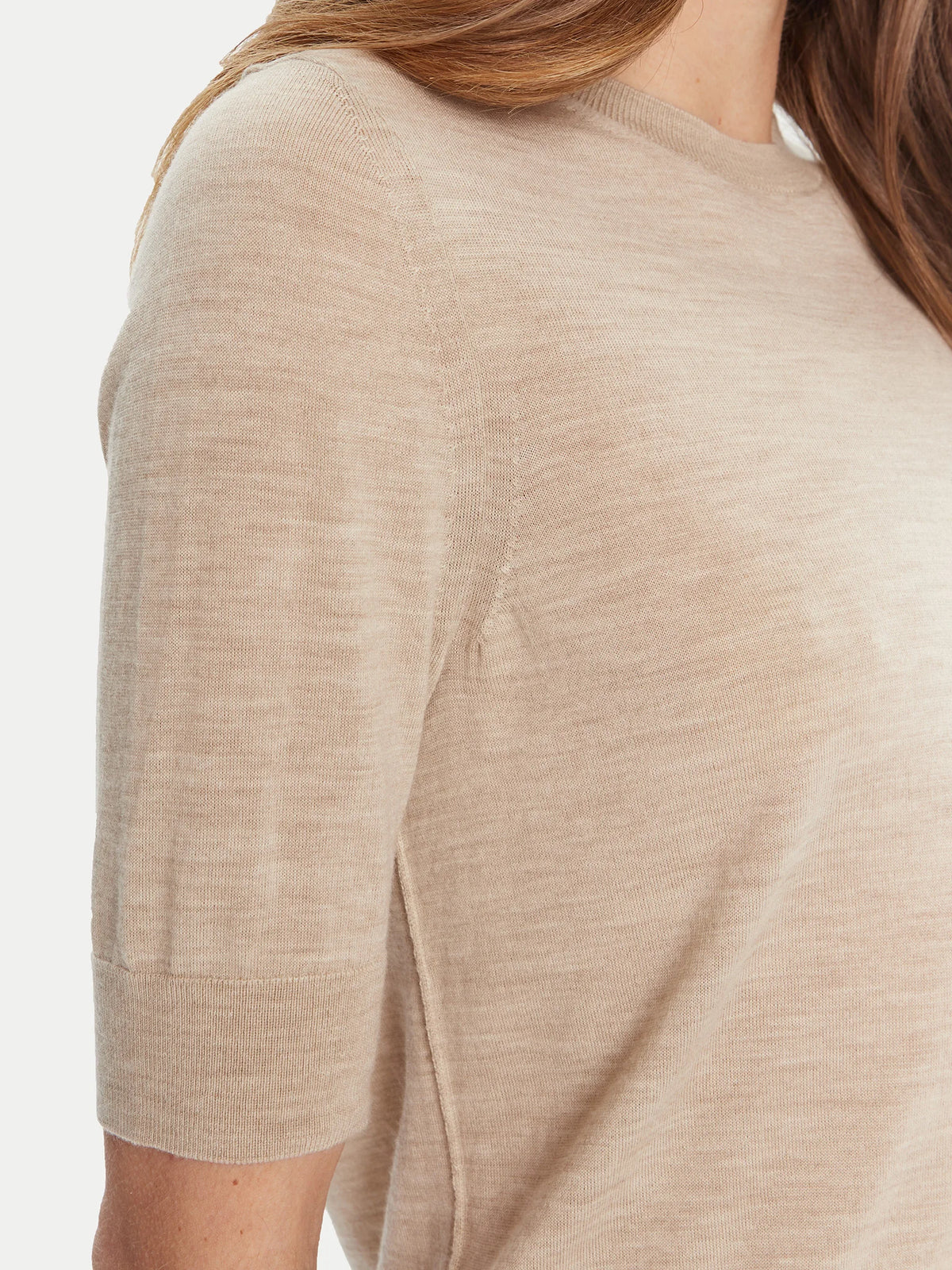 Camisola de ajuste slim em lã virgem - BOSS