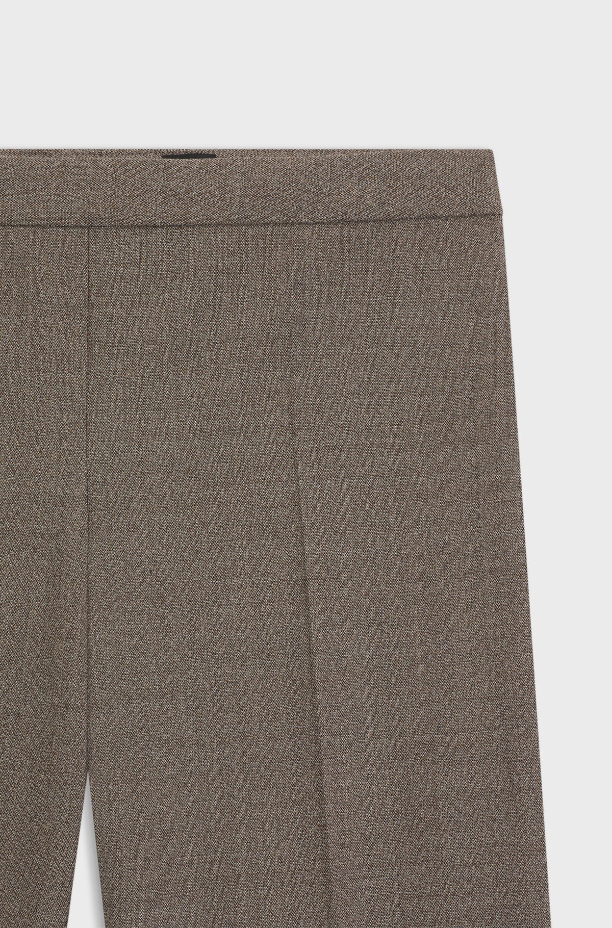 Calças de ajuste regular em mistura de lã com micropadrão - BOSS