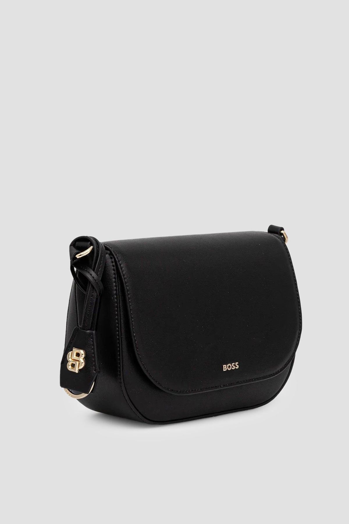 Mala a tiracolo com letras de logótipo