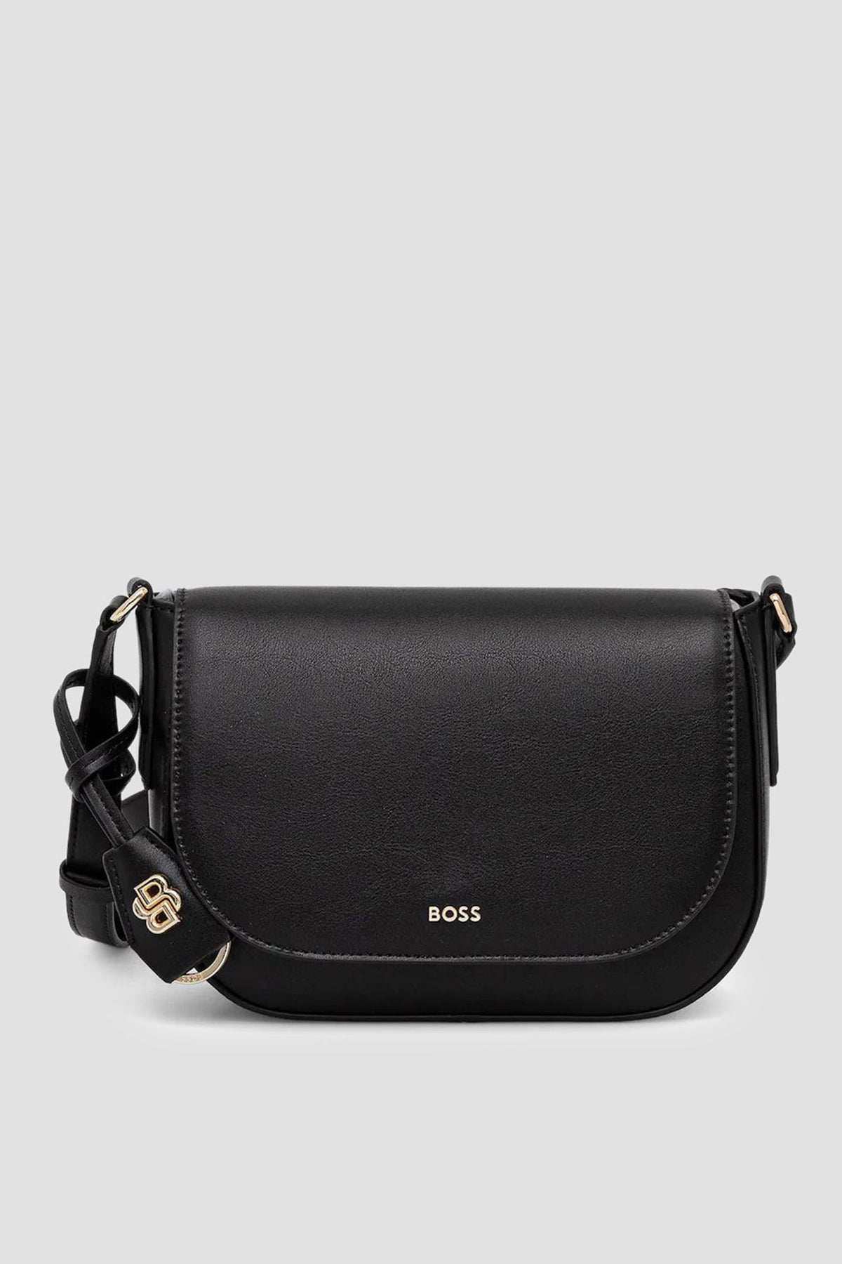 Mala a tiracolo com letras de logótipo