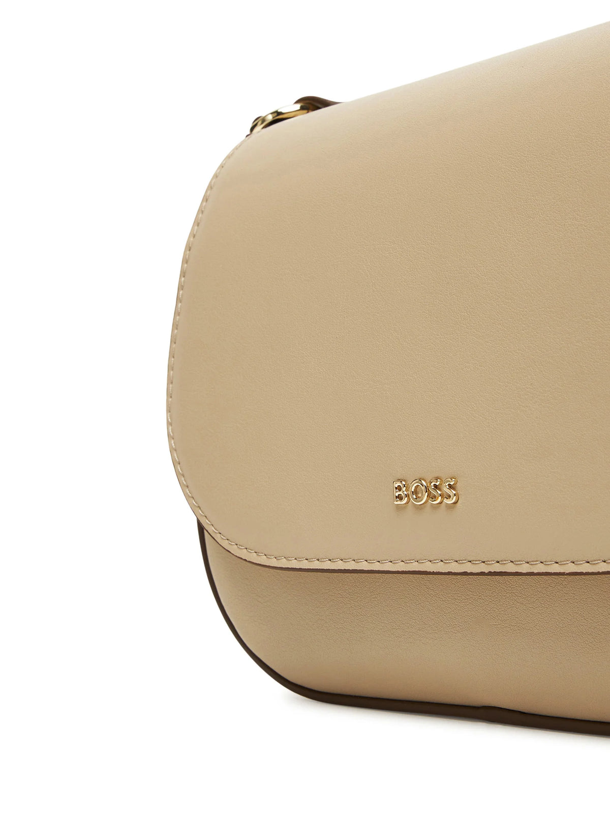 Mala a tiracolo com letras de logótipo