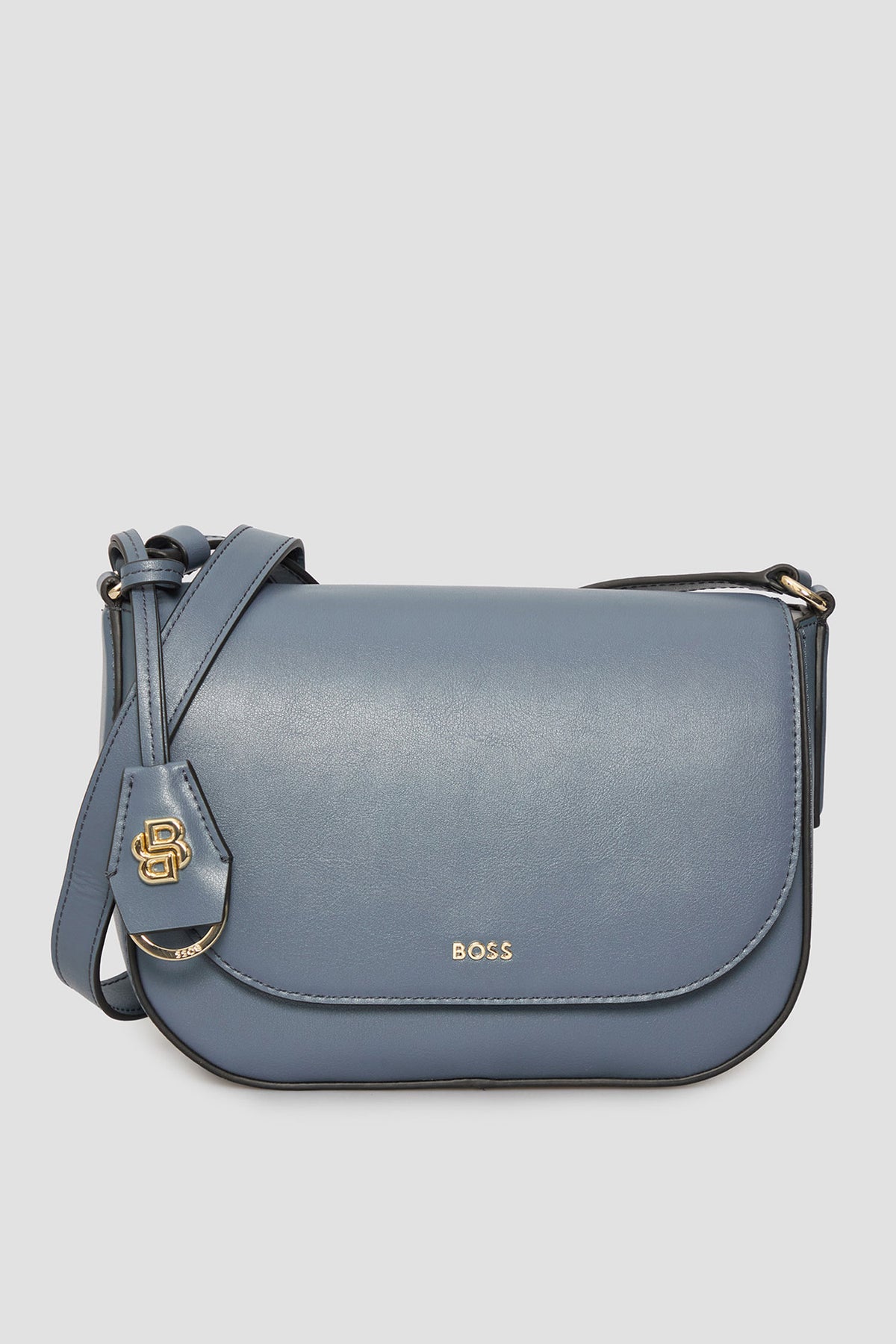 Mala a tiracolo com letras de logótipo