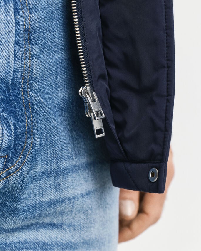 Blusão acolchoado de comprimento médio Windcheater - GANT