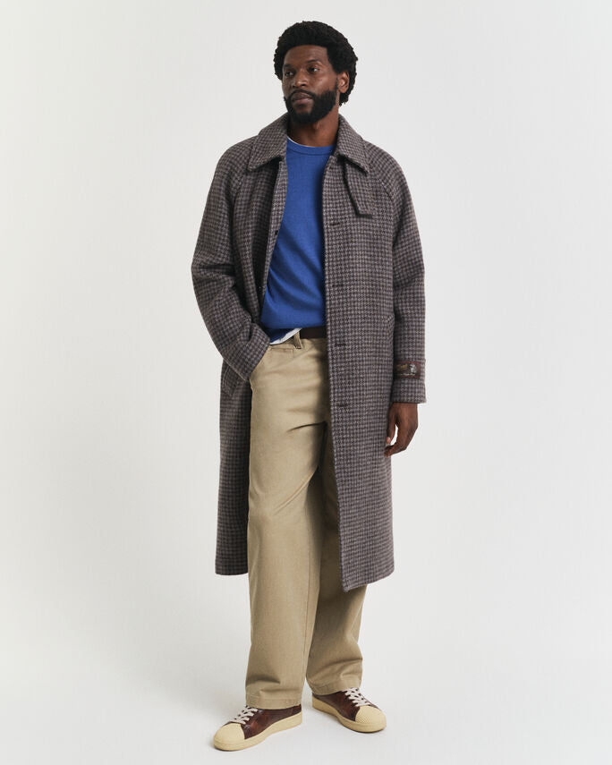 Camisola de malha com decote redondo clássica em algodão - GANT