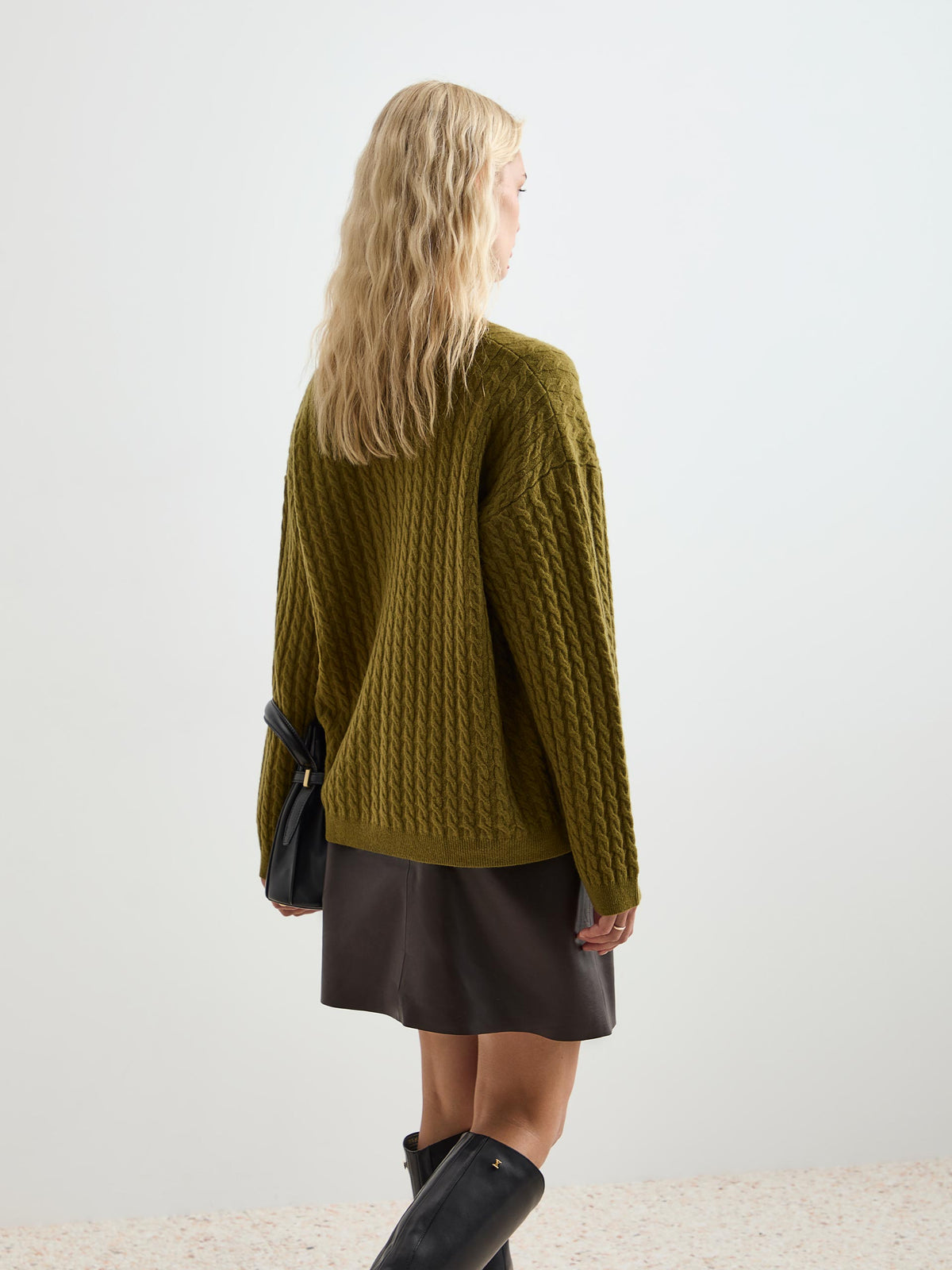 Camisola de lã entrançada - DECENIO