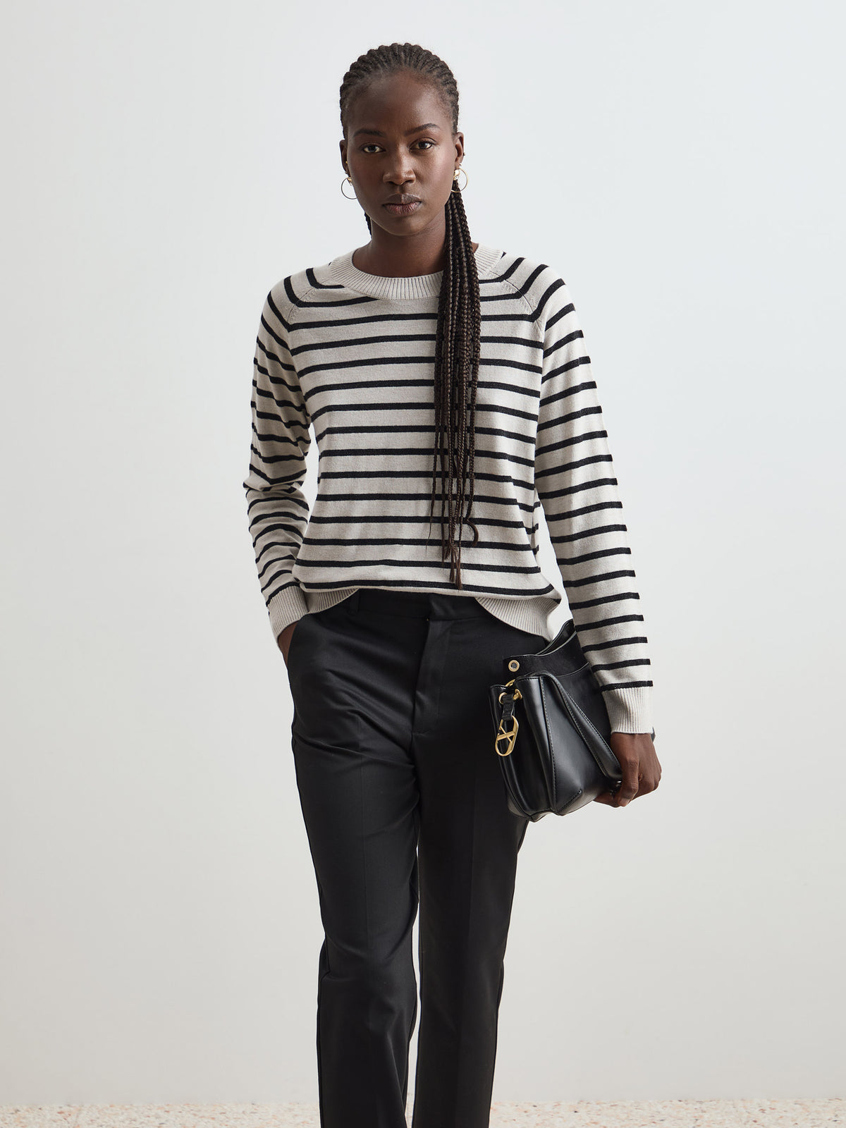 Camisola de malha às riscas - DECENIO