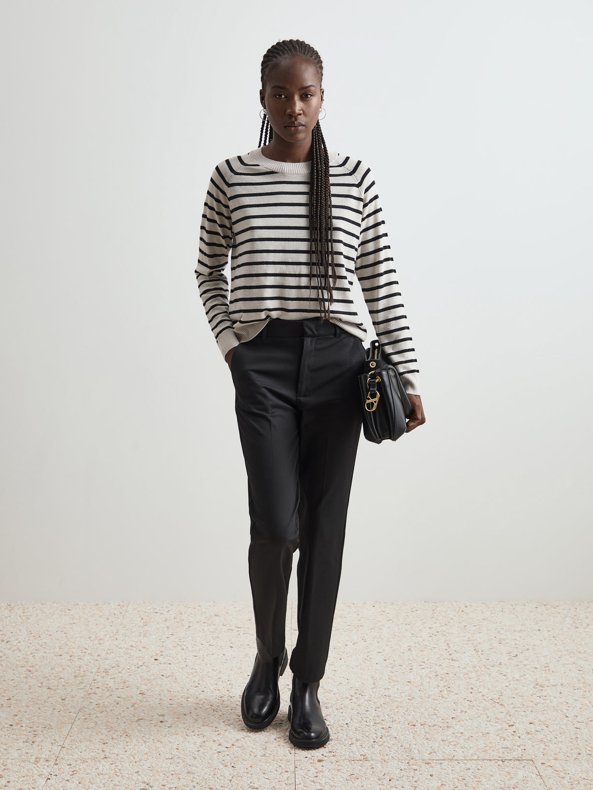 Camisola de malha às riscas - DECENIO