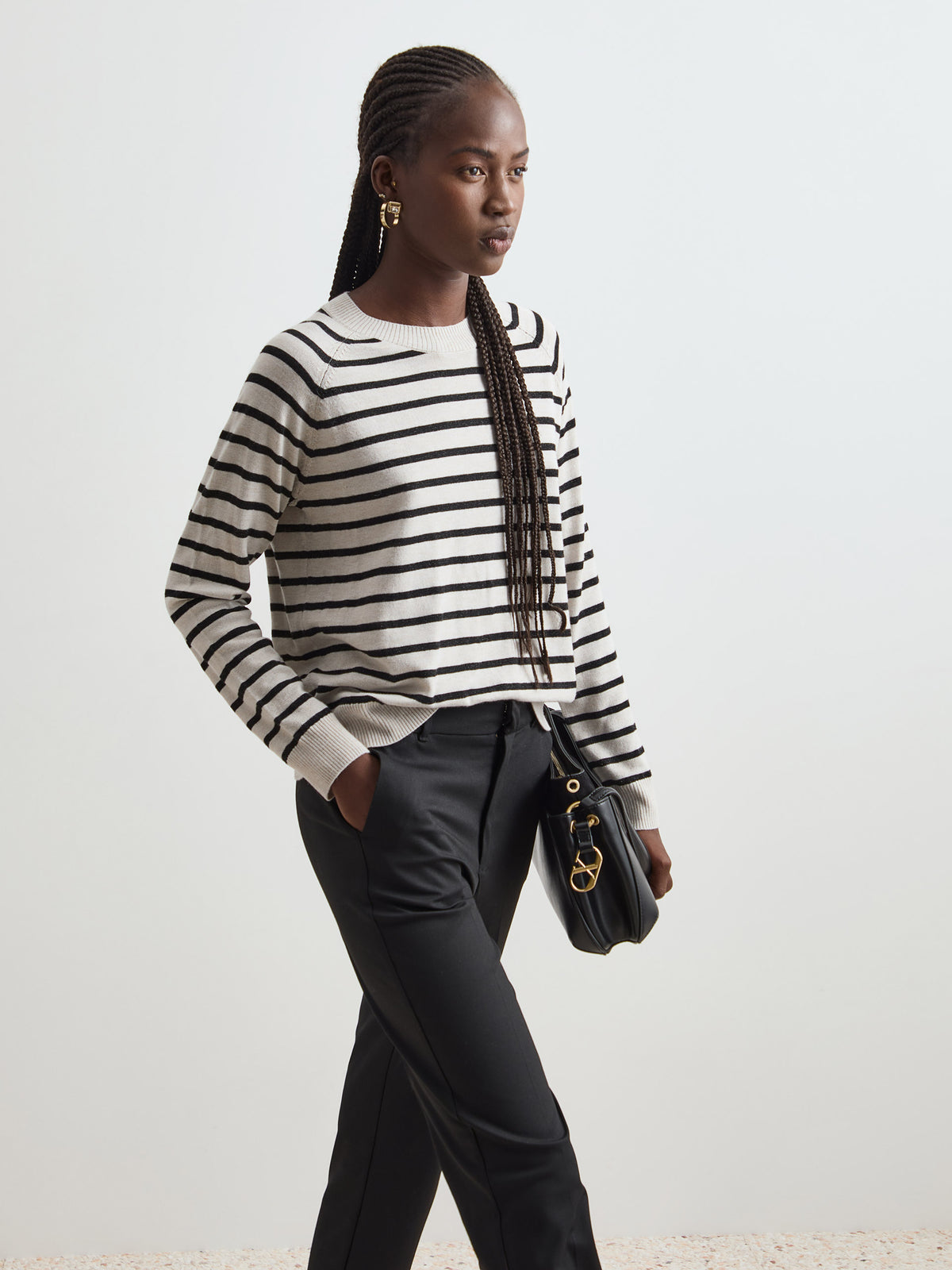 Camisola de malha às riscas - DECENIO