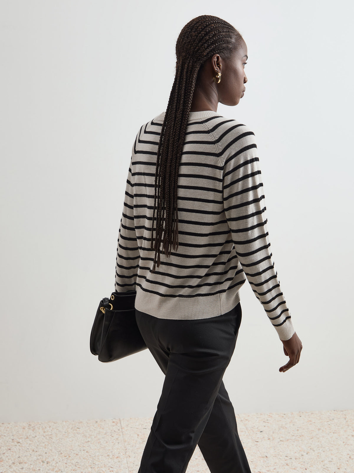 Camisola de malha às riscas - DECENIO