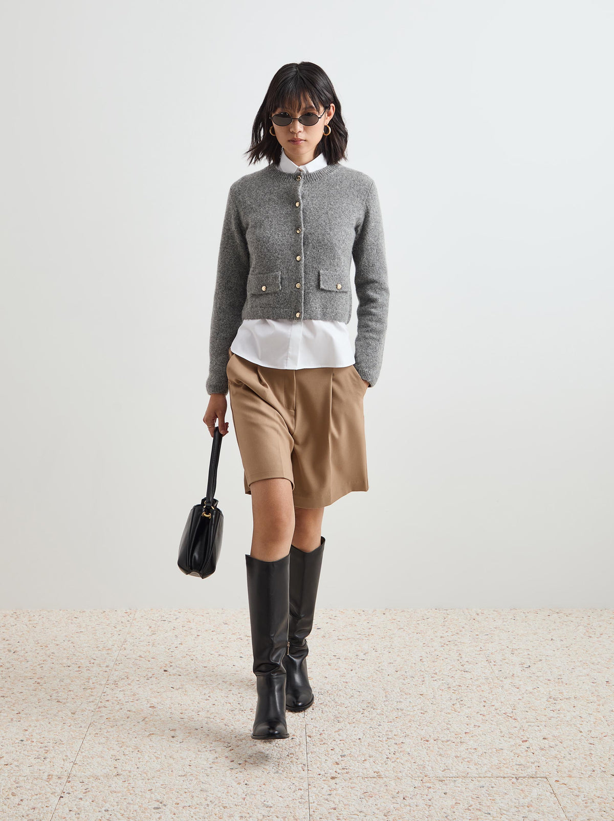 Casaco com mistura de lã - DECENIO