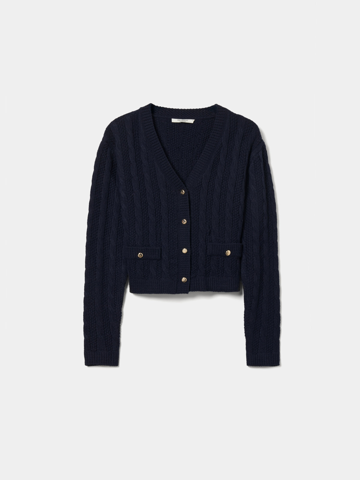 Casaco malha entrançada - DECENIO