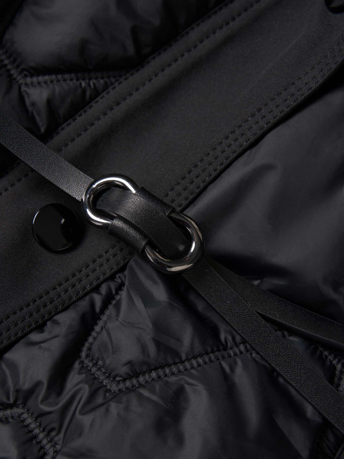 Blusão acolchoado com cinto - DECENIO