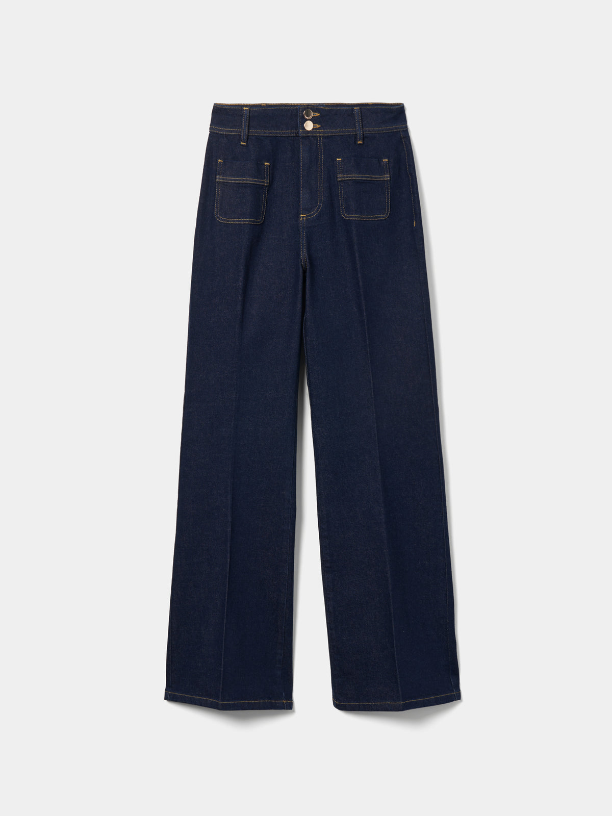 Calças denim wide leg - DECENIO