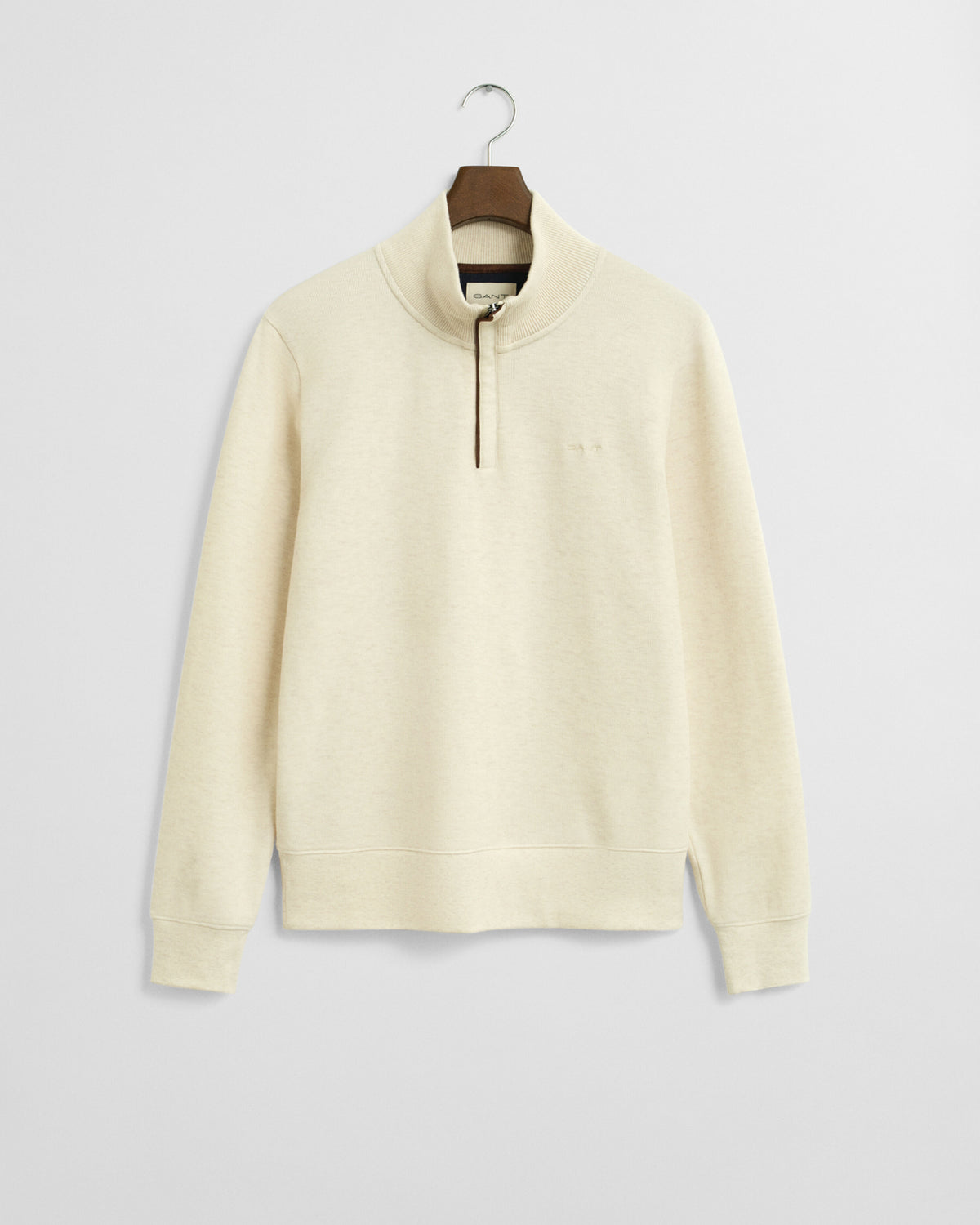Sweatshirt com meio fecho Sacker Rib - GANT