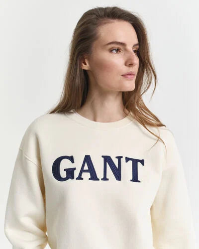 Sweatshirt com decote redondo Graphic - GANT