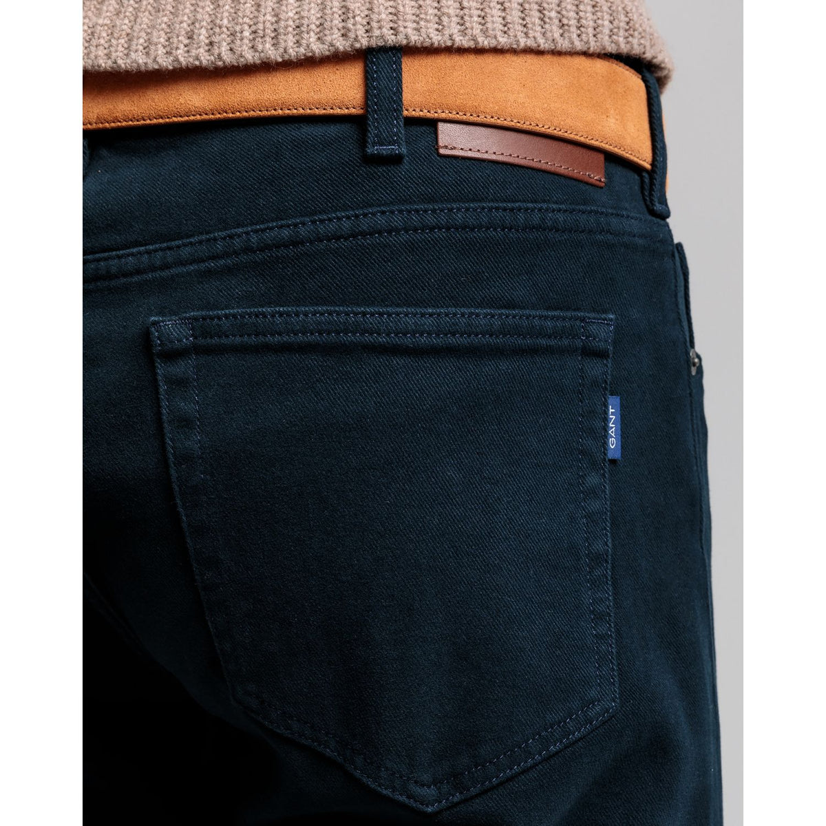 Calças em sarja macia Regular Fit - GANT