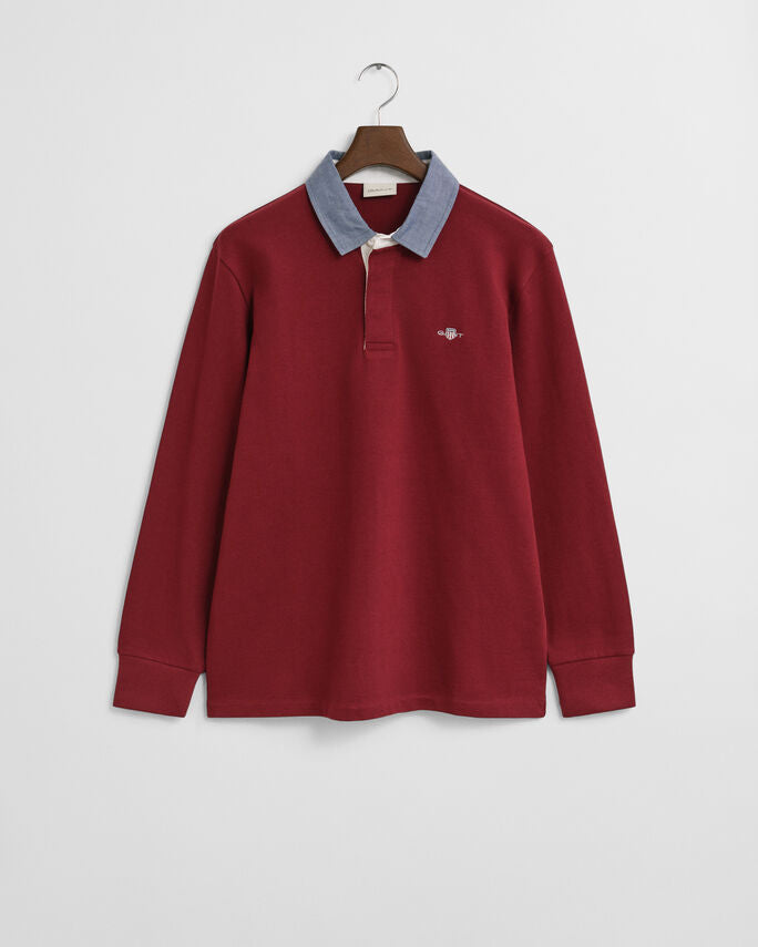 Heavy Rugger com colarinho em chambray - GANT