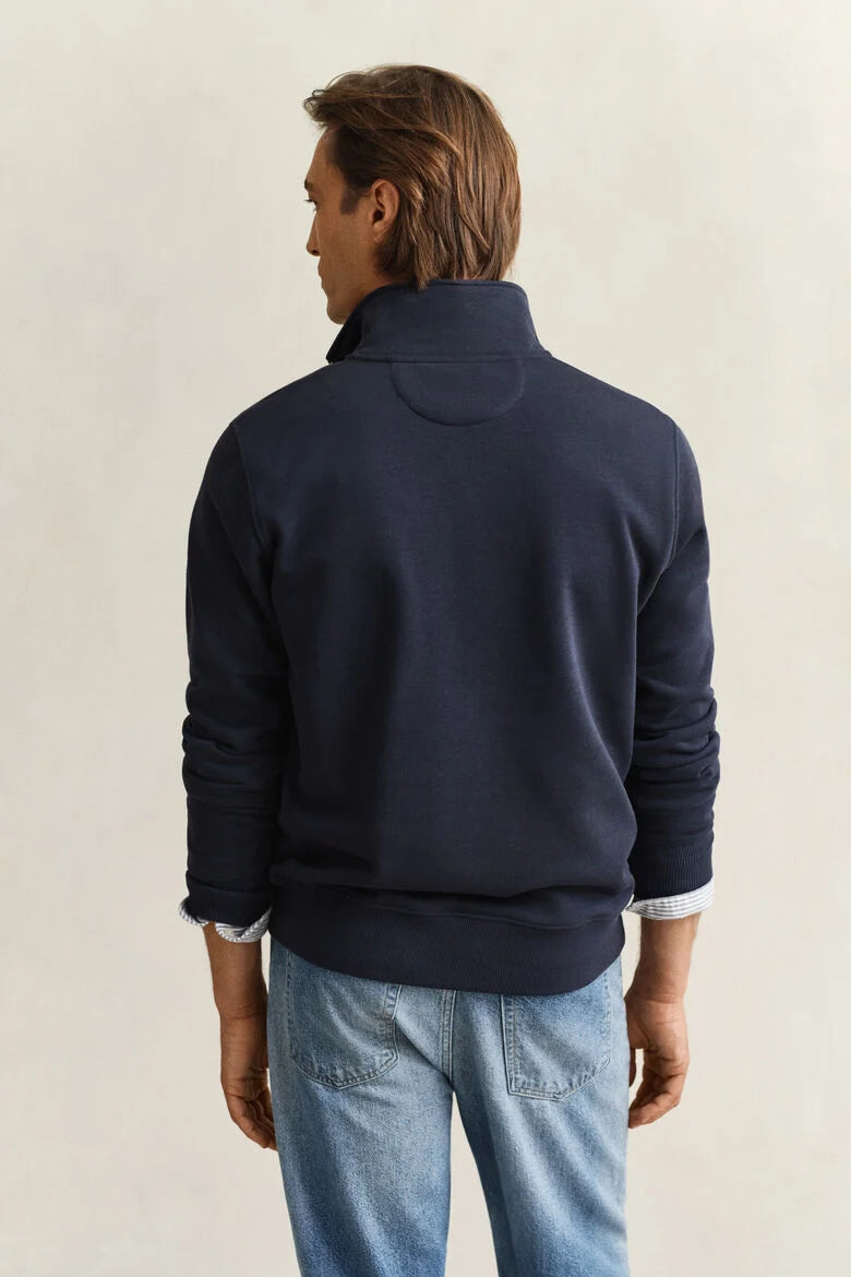 Sweatshirt com meio fecho Shield