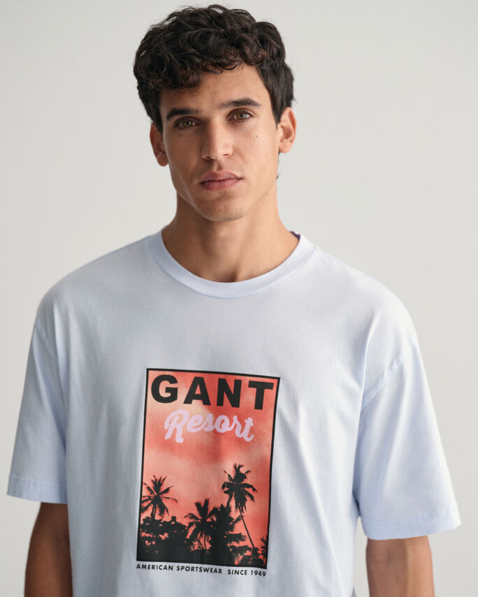 T-shirt Washed Graphic - GANT