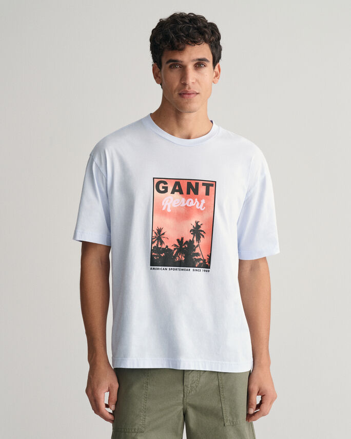 T-shirt Washed Graphic - GANT