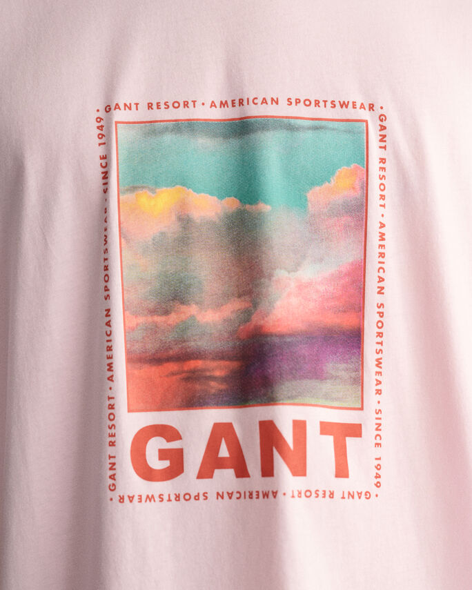 T-shirt Washed Graphic - GANT