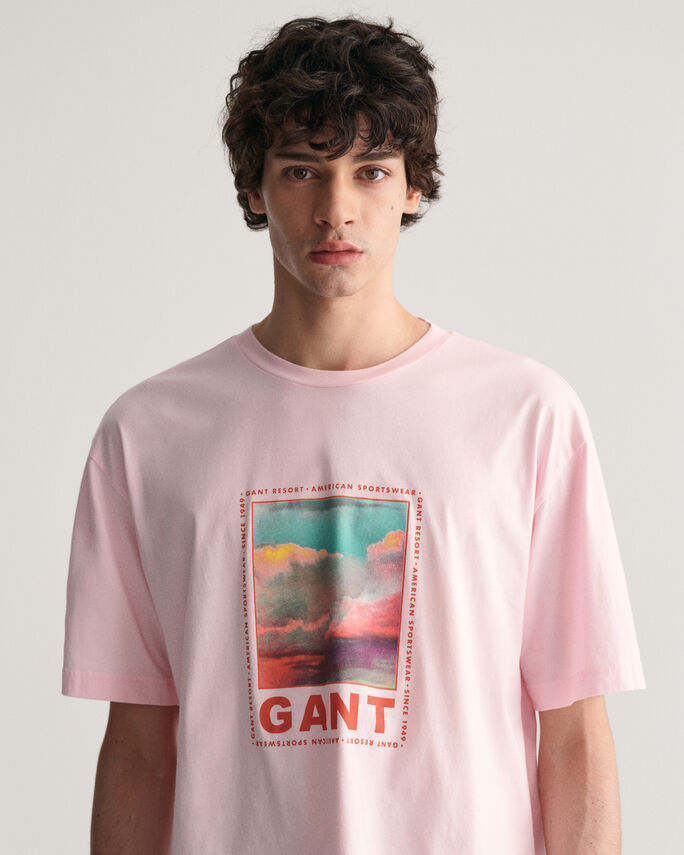 T-shirt Washed Graphic - GANT