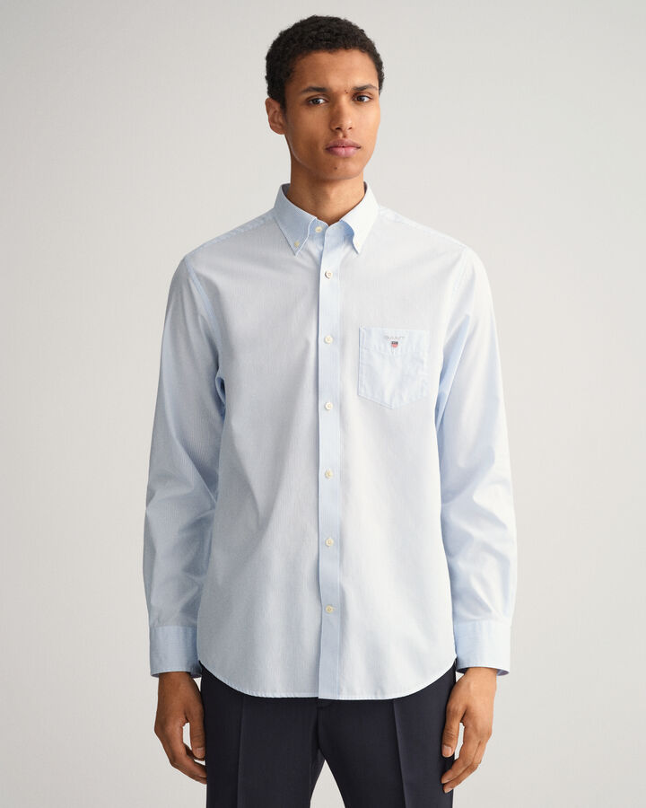 Camisa Banker em popelina regular fit - GANT