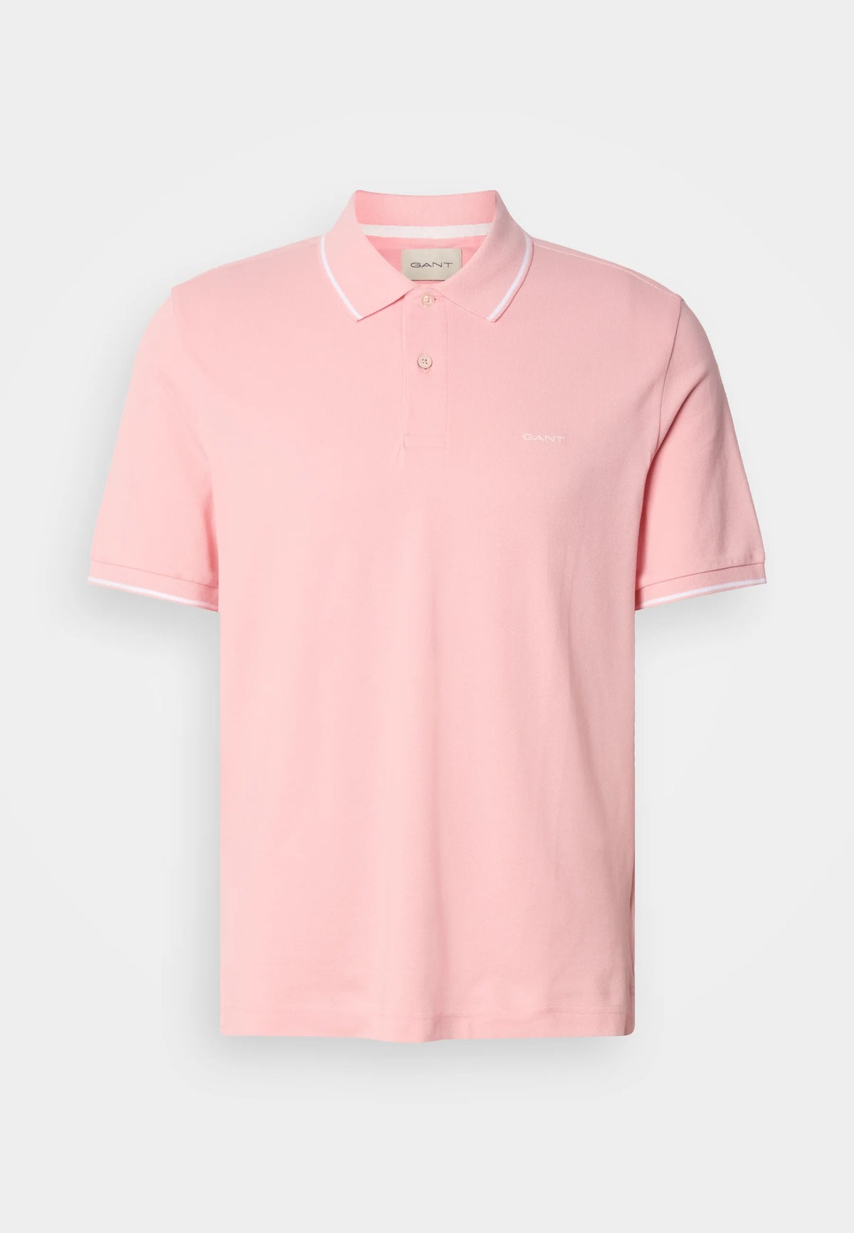 Polo em algodão piqué Tipped