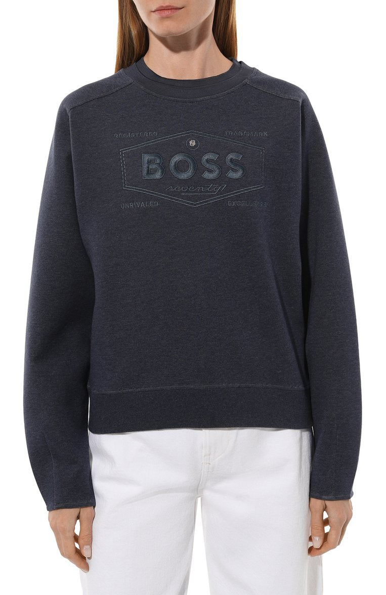 Camisola de mistura de algodão com monograma Double B