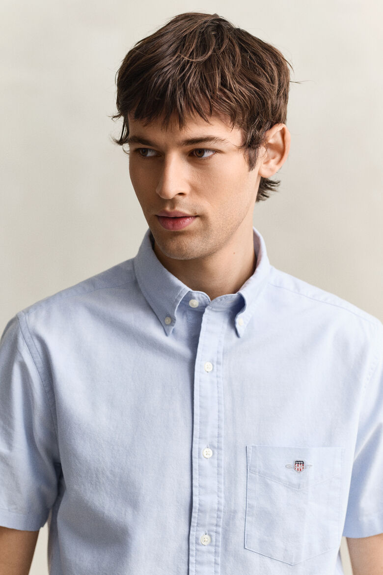 Camisa de manga curta Oxford Classic