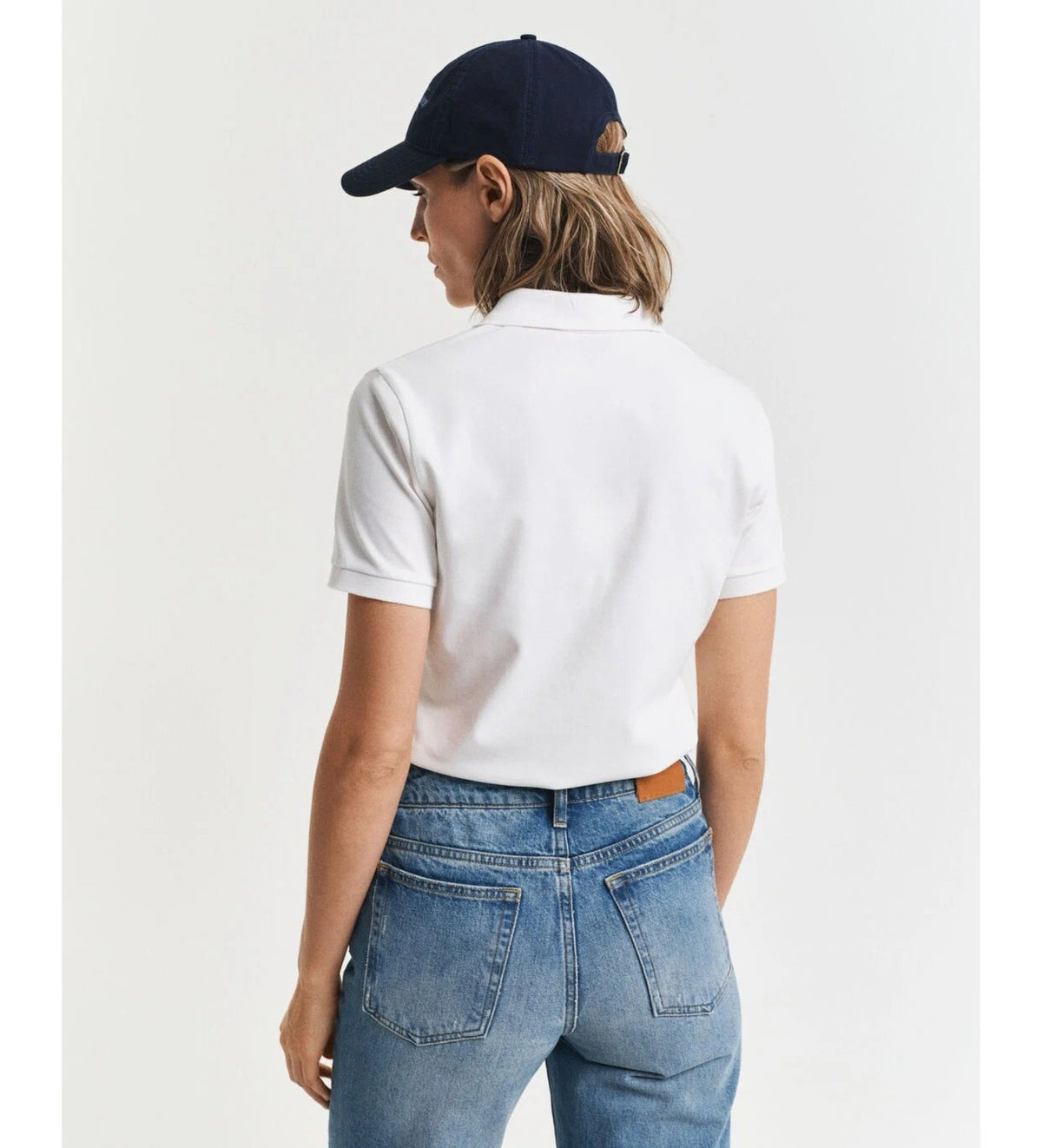 Polo piqué com colarinho contrastante - GANT